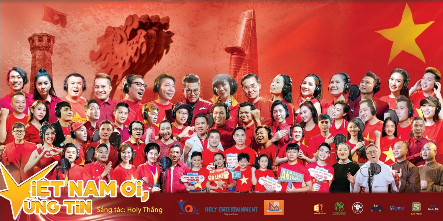 Nghệ sĩ 3 miền tham gia MV Việt Nam ơi, vững tin!