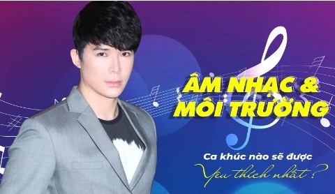 Ca nhạc sĩ Nathan Lee là 1 trong 5 giám khảo cuộc thi sáng tác ca khúc về môi trường