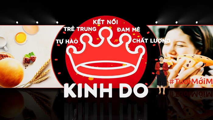 Bánh Kinh Đô có Logo mới