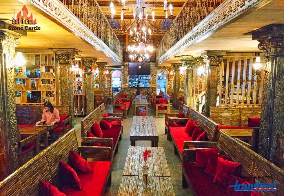 Nhà hàng Café De Lima Lâu Đài Đá - Không gian hoàng gia Châu Âu giữa lòng Sài Gòn