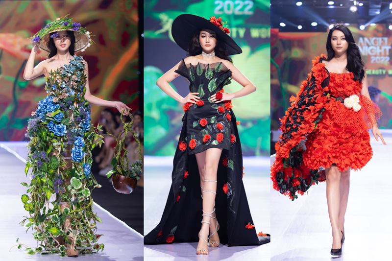BST 'Thiên đường giấc mơ' của NTK Tommy Nguyễn trình diễn trong chương trình Angel Night 2022