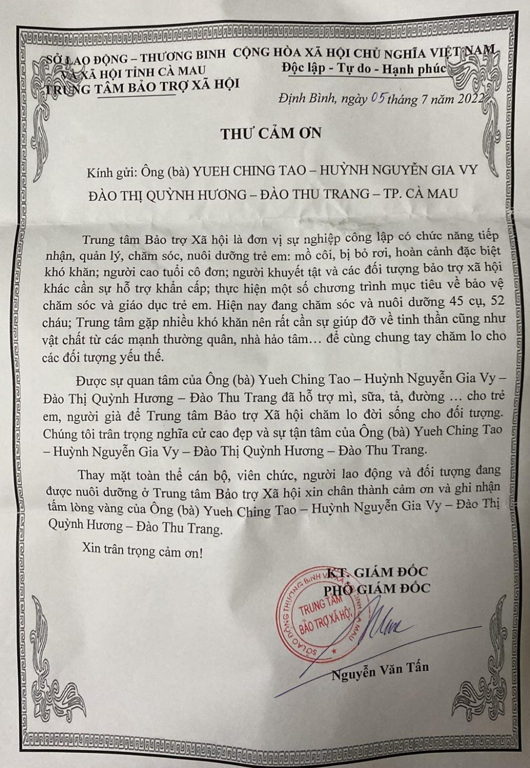 Dao Nguyet Thanh 2022