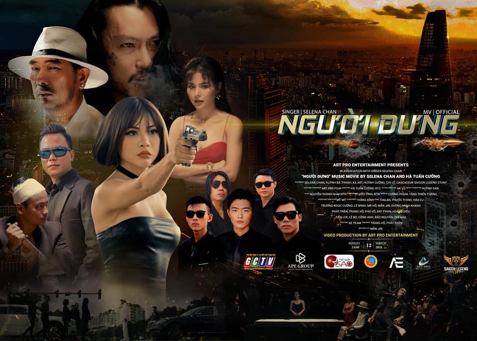 Poster MV ca nhạc hành động Người dưng của Ca sĩ/DJ Selena Chan đã hơn 1 triệu lượt xem trên YouTube