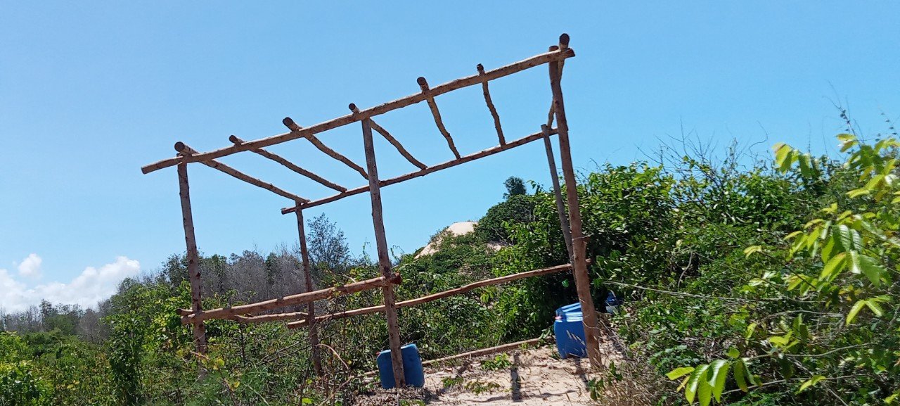 Một góc khu đất tranh chấp