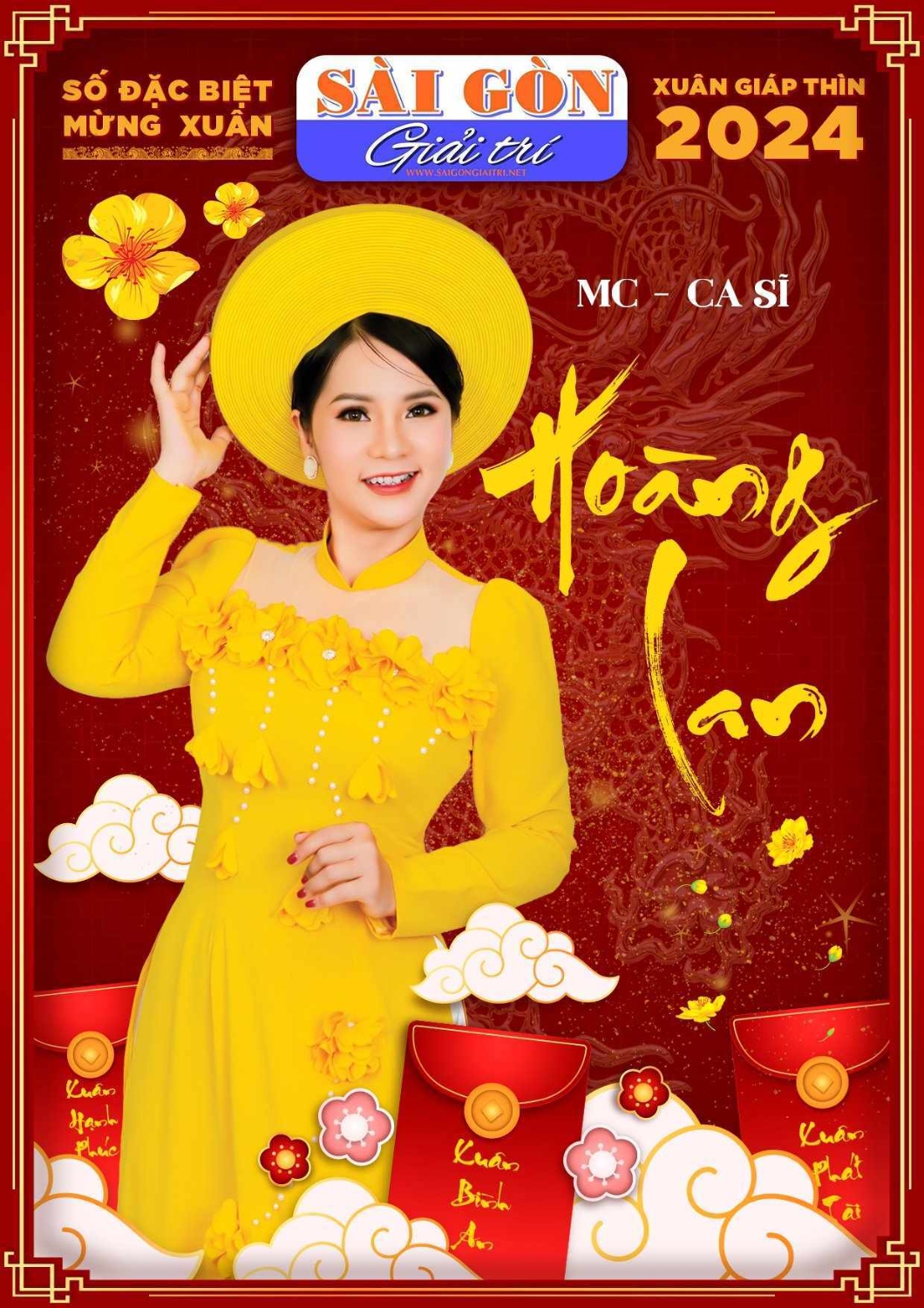 MC - Ca sĩ Hoàng Lan chúc mừng năm mới