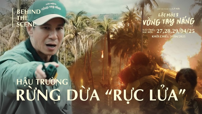 Lý Hải lần đầu tái hiện cảnh bom đạn giữa rừng dừa